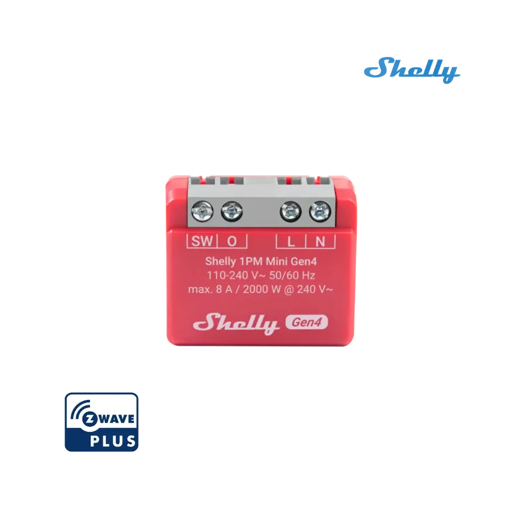 Shelly Wave 1PM Mini — Compacto con medición 