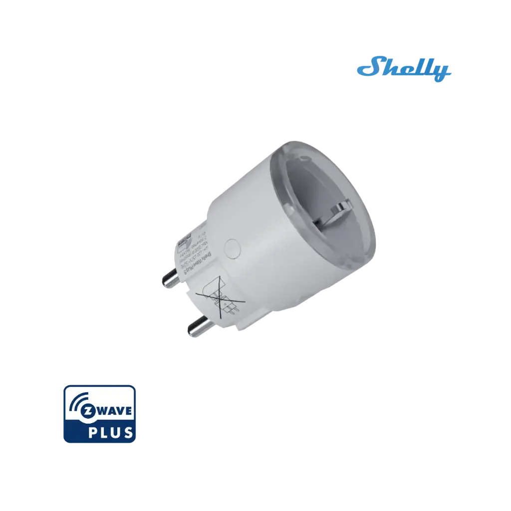 Shelly Wave Plug S — Enchufe Inteligente Blanco 