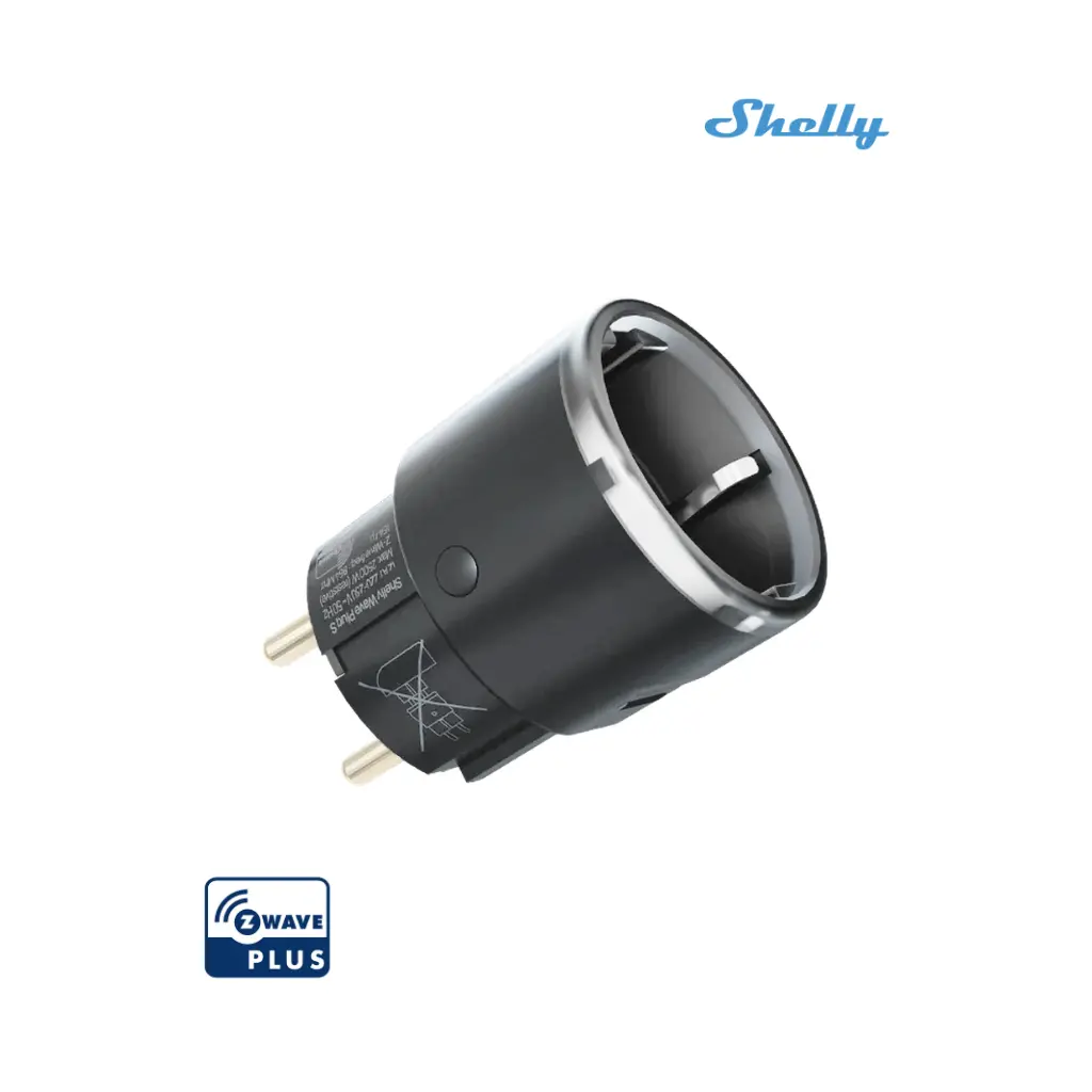 Shelly Wave Plug S — Negro 