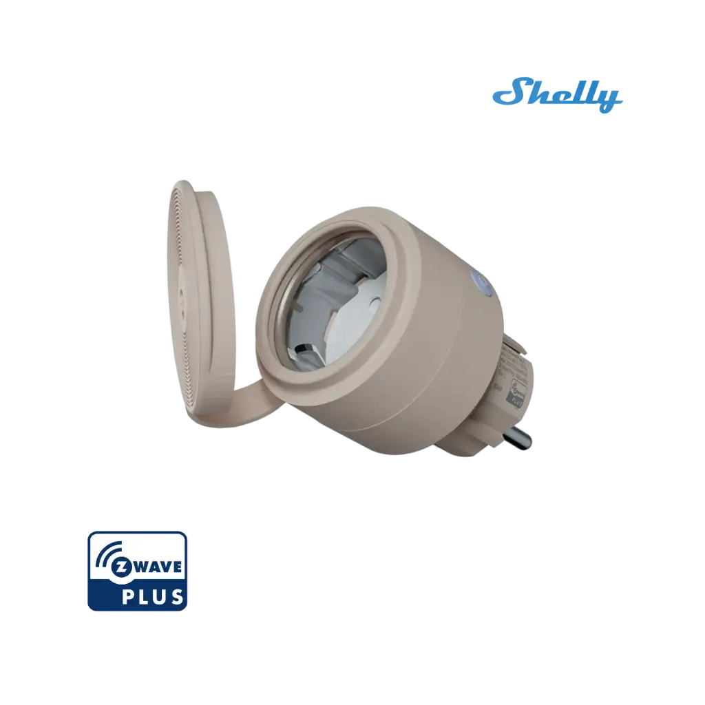 Shelly Wave Plug S — Enchufe Exterior 