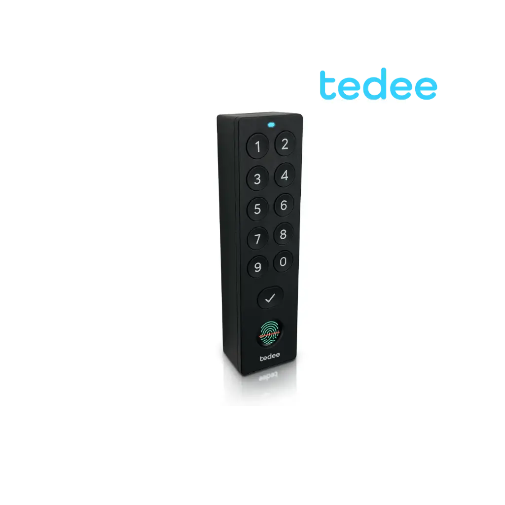 Teclado PIN y Huella dactilar Tedee Negro