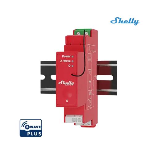 [3800235269107] Shelly Wave Pro 1PM — Riel DIN con medición 